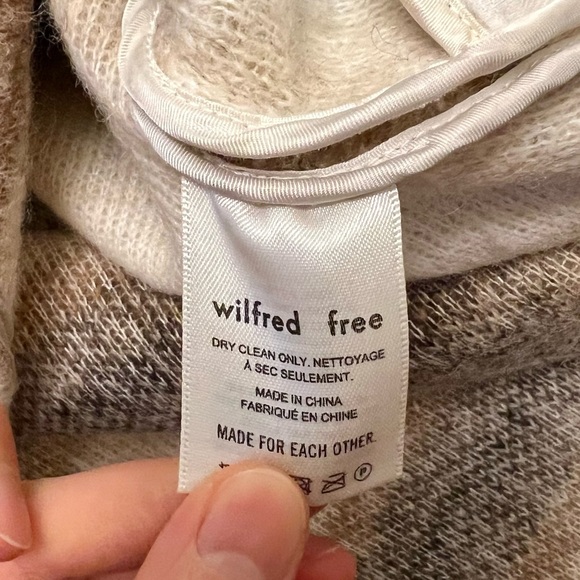 Aritzia Wilfred Free Ganna Shirt Jacket - Brown/Cream Plaid - Picture 8 of 13